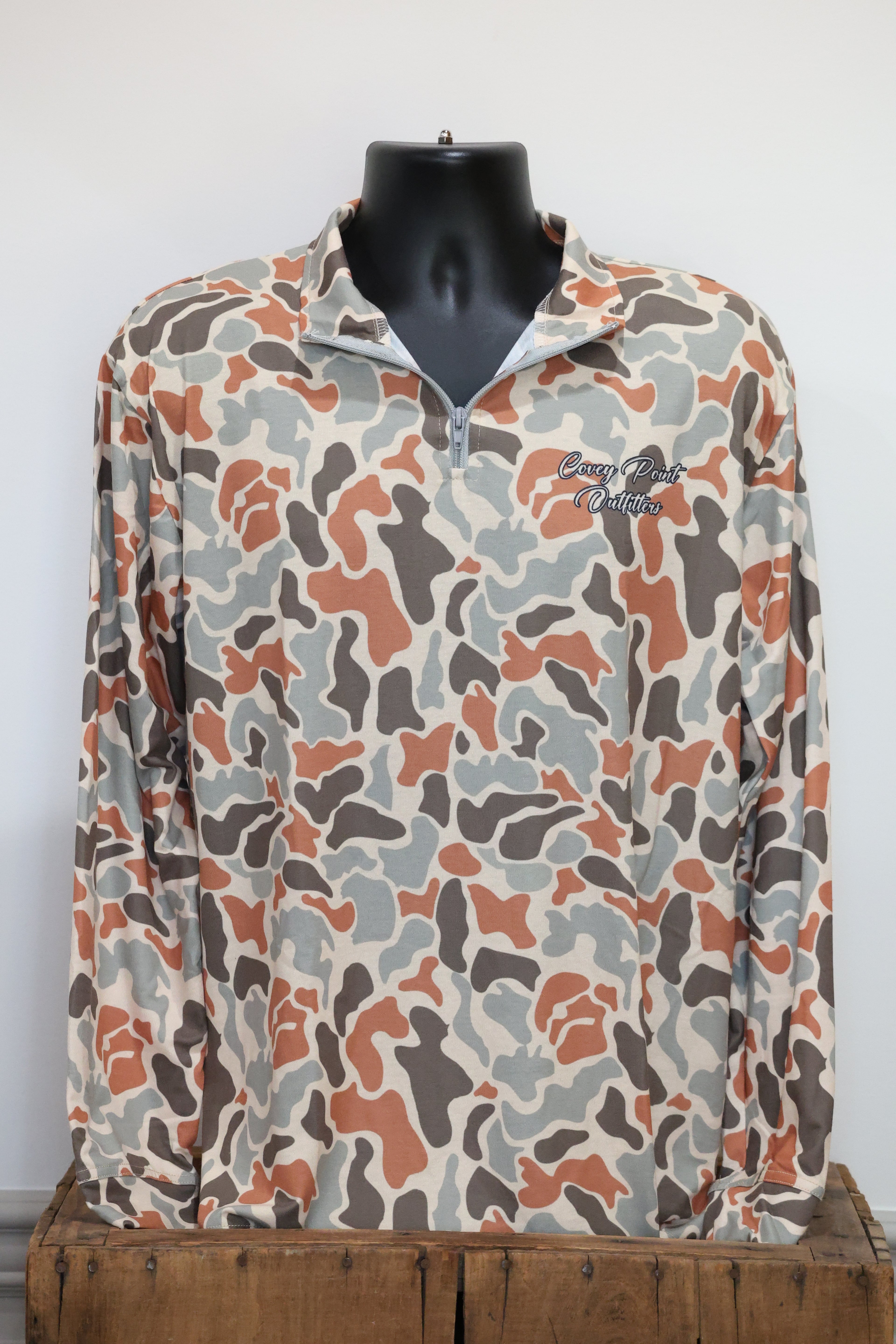 Old School Camo Quarter Zip