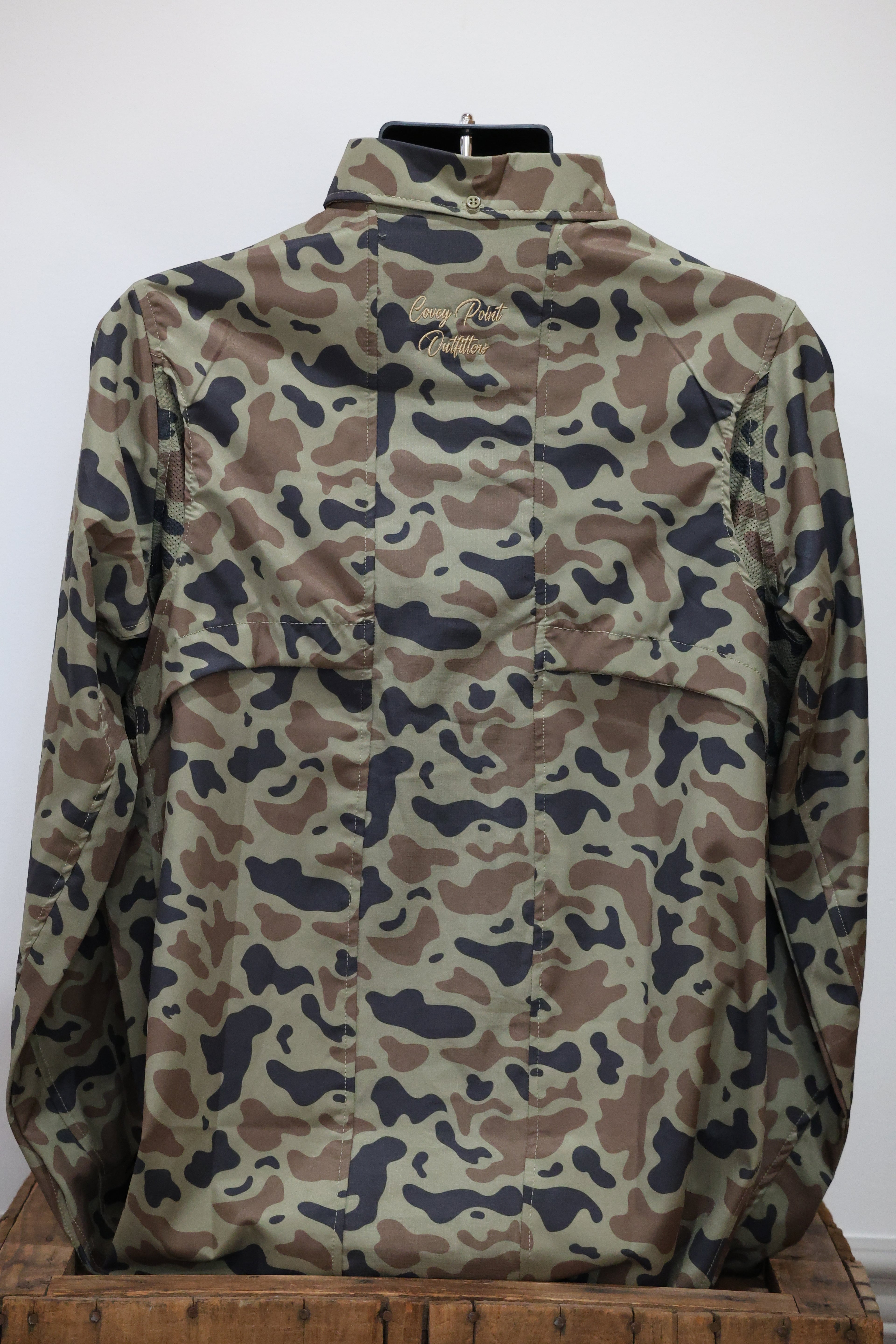 Safari Old School Camo Long Sleeve Shooting Shirt