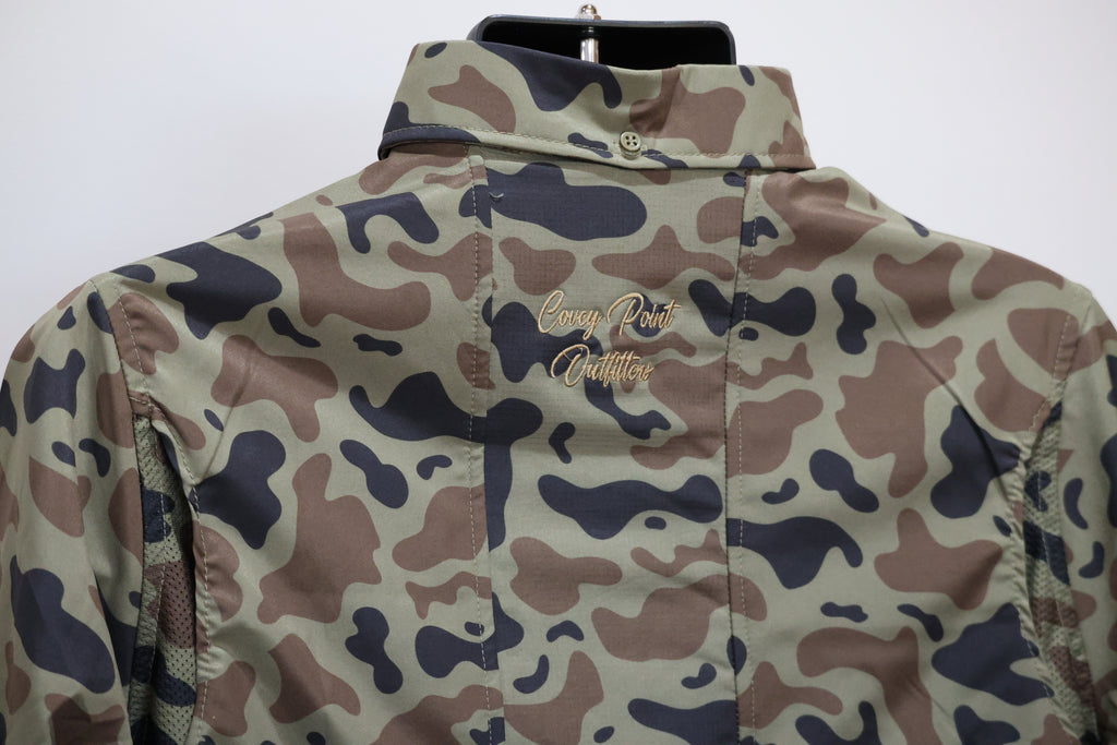 Safari Old School Camo Long Sleeve Shooting Shirt