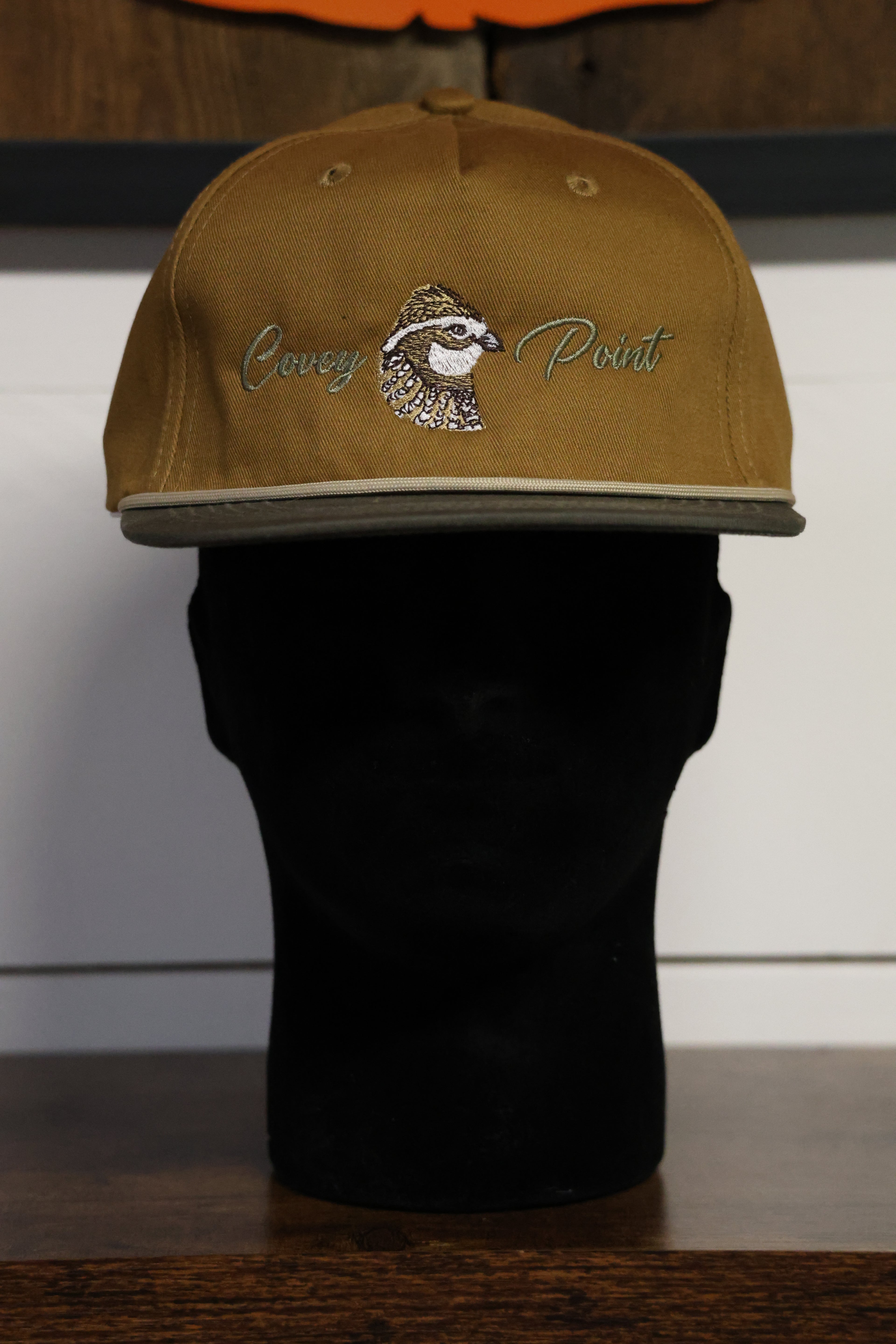 Stuttgart Quail Logo Goat Rope Hat