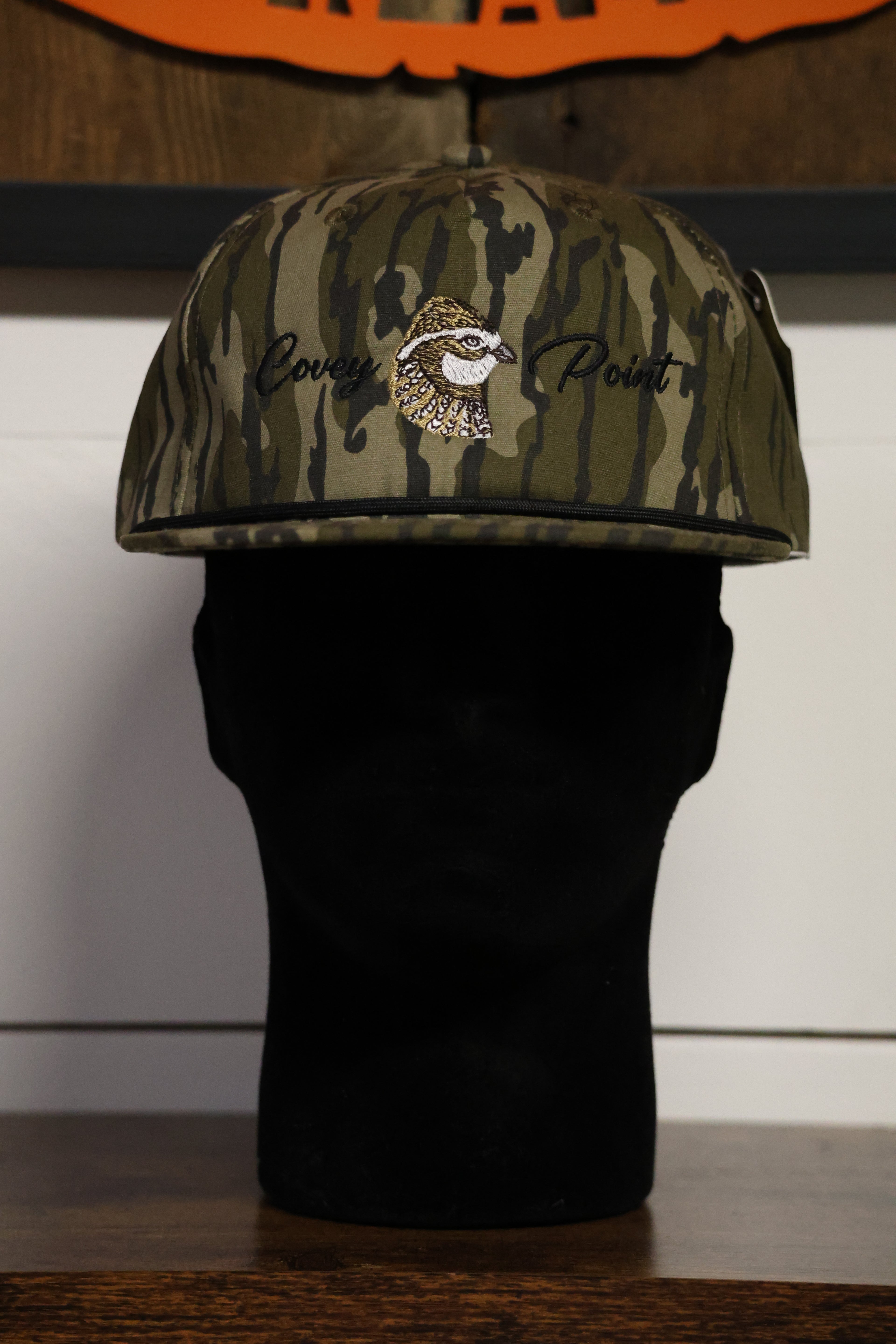 Bottomland Quail Logo Goat Rope Hat