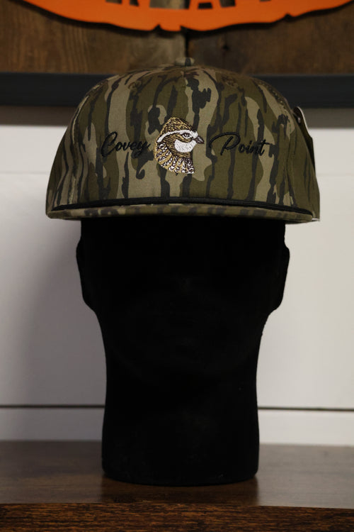 Bottomland Quail Logo Goat Rope Hat