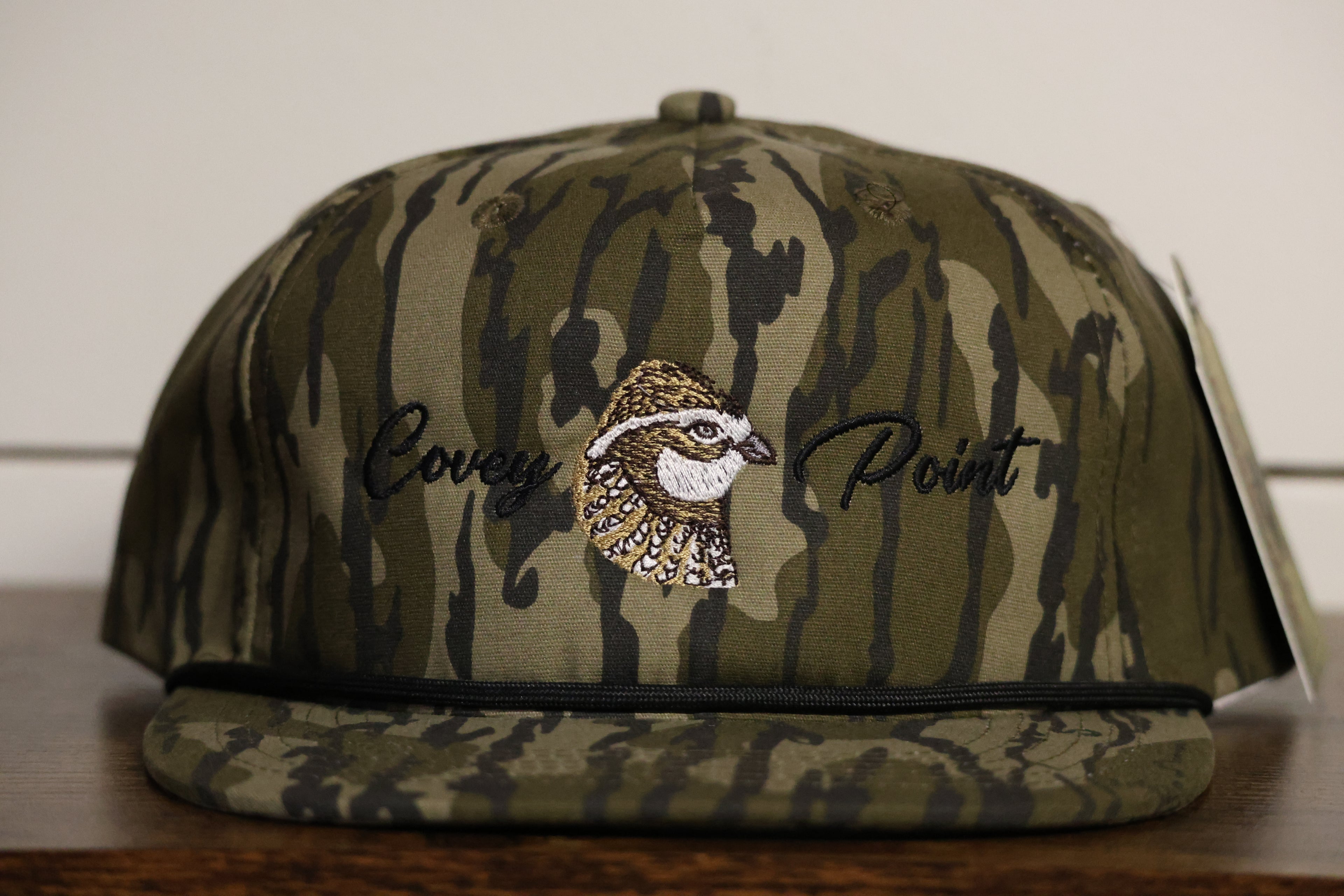 Bottomland Quail Logo Goat Rope Hat